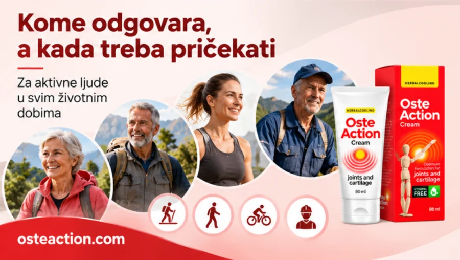 Oste Action original — kurir predaje paket na vratima