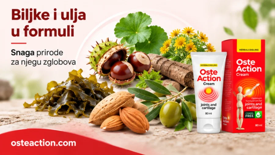Oste Action — test kreme na unutrašnjoj strani podlaktice