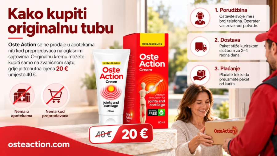 Oste Action — жена масира рачен зглоб по работа